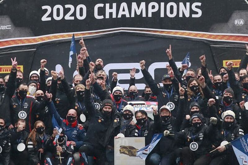 Hyundai Motorsport gewinnt erneut Herstellertitel in der WRC