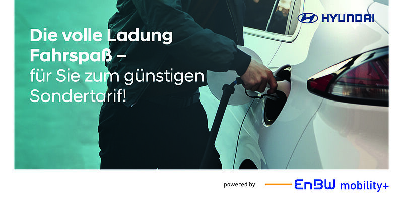 Exklusiver Hyundai Ladetarif für Elektroautofahrer