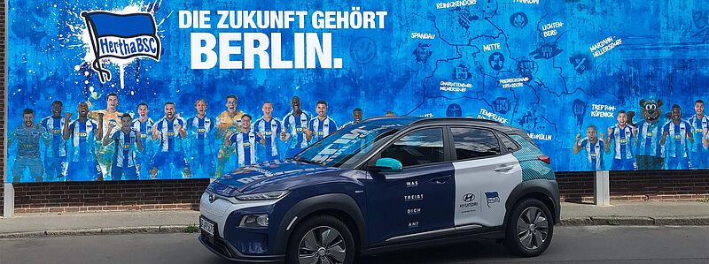 Hyundai Kona Elektro für #FutureGoals-Gewinner