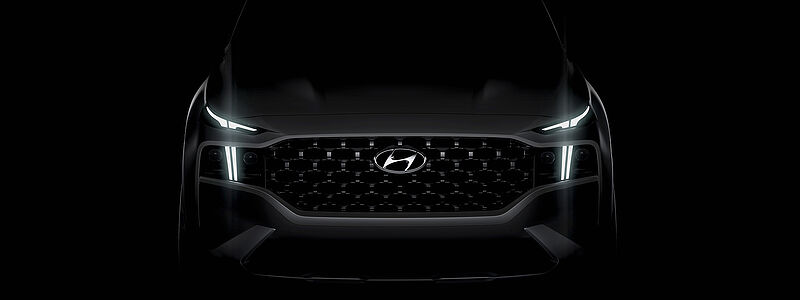 Hyundai veröffentlicht ersten Eindruck des überarbeiteten Santa Fe